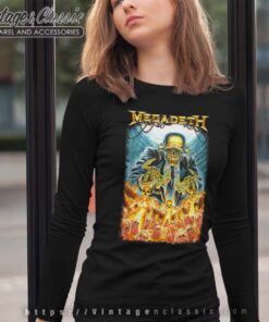 Megadeth Shirt Nuke Kids Vic Long Sleeves