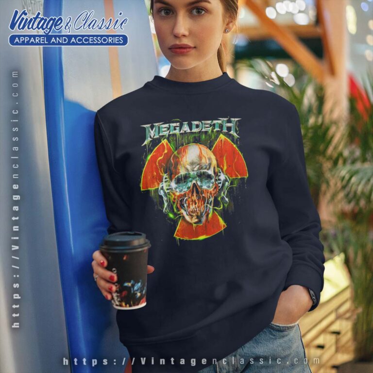 Megadeth Shirt Radiation Vic Sweatshirt Megadeth Shirt Radiation Vic Sweatshirt
