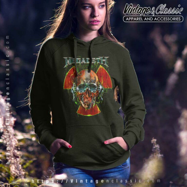 Megadeth Shirt Radiation Vic Women Hoodie Megadeth Shirt Radiation Vic Women Hoodie