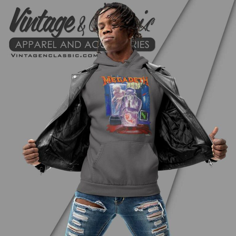 Megadeth Shirt Rust In Peace Era Artwork Hoodie Megadeth Shirt Rust In Peace Era Artwork Hoodie