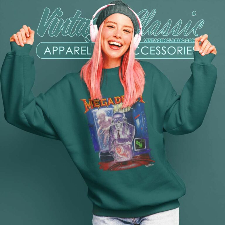 Megadeth Shirt Rust In Peace Era Artwork Sweatshirt Megadeth Shirt Rust In Peace Era Artwork Sweatshirt