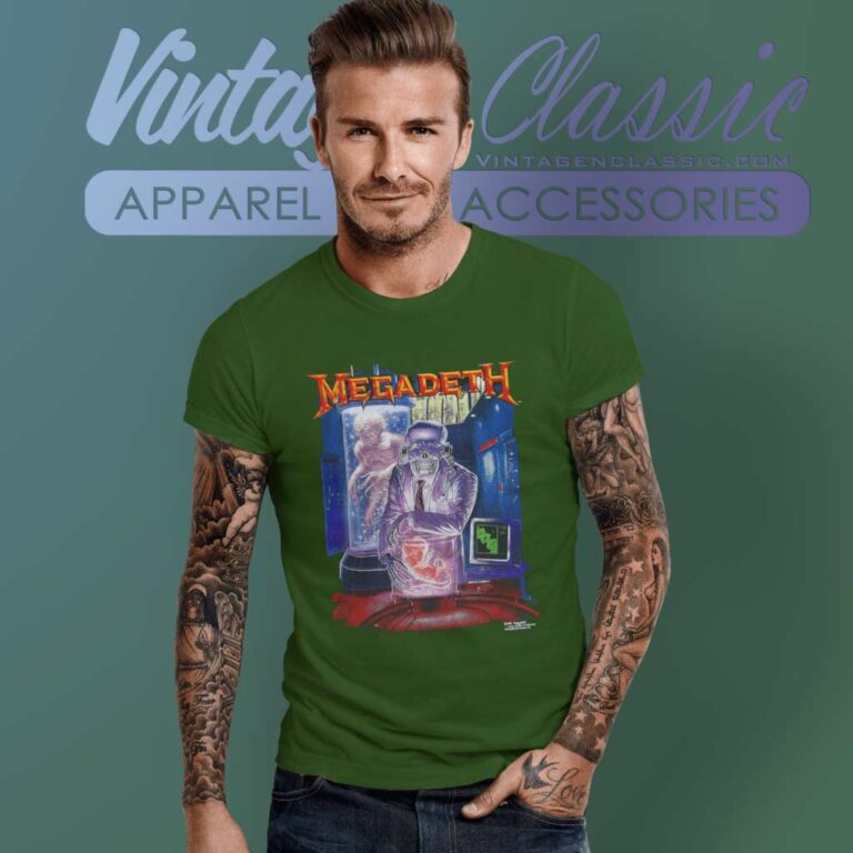 Megadeth Shirt Rust In Peace Era Artwork T Shirt Megadeth Shirt Rust In Peace Era Artwork T Shirt