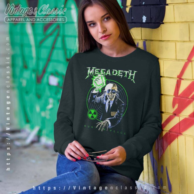 Megadeth Shirt Rust in Peace Anniversary Sweatshirt Megadeth Shirt Rust in Peace Anniversary Sweatshirt