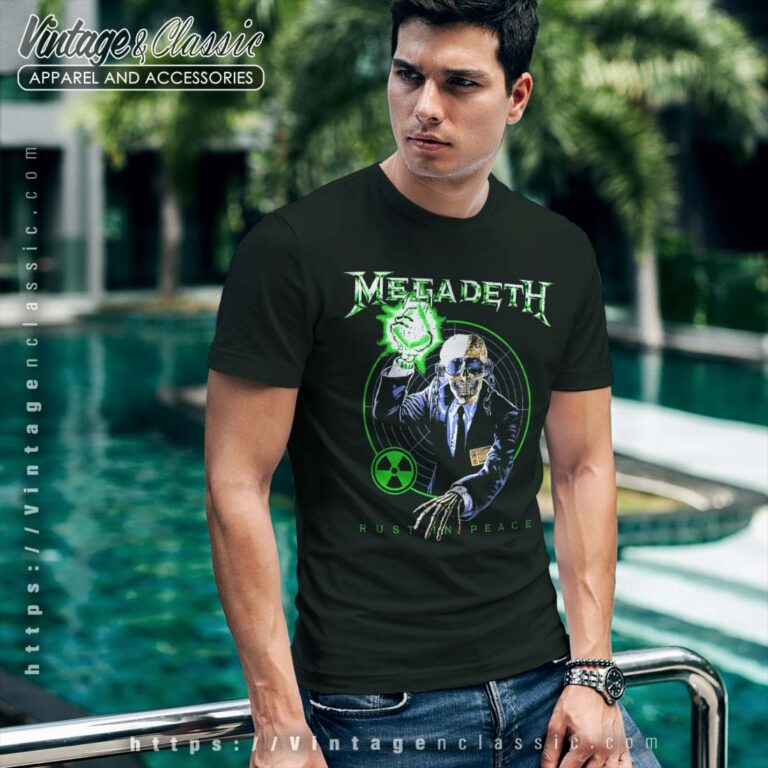 Megadeth Shirt Rust in Peace Anniversary T shirt Megadeth Shirt Rust in Peace Anniversary T shirt