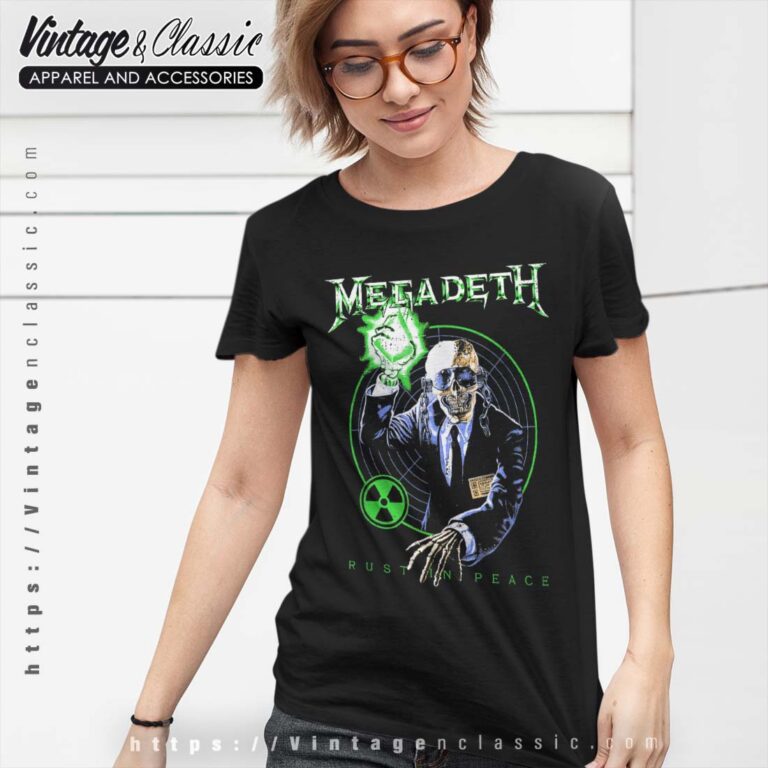 Megadeth Shirt Rust in Peace Anniversary Women T shirt Megadeth Shirt Rust in Peace Anniversary Women T shirt