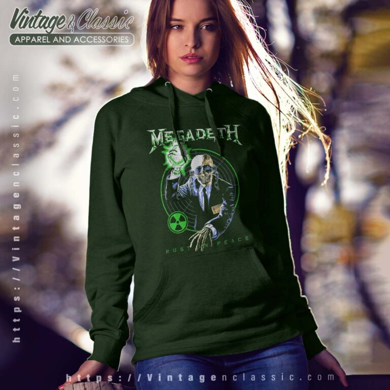 Megadeth Shirt Rust in Peace Anniversary women hoodie Megadeth Shirt Rust in Peace Anniversary women hoodie