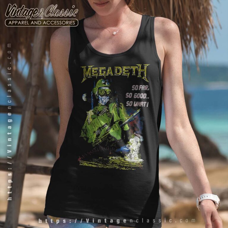 Megadeth Shirt So Far So Good So What Explosion tanktop Megadeth Shirt So Far So Good So What Explosion tanktop