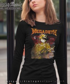 Megadeth Shirt So Far So Good So What Triangle Long Sleeves