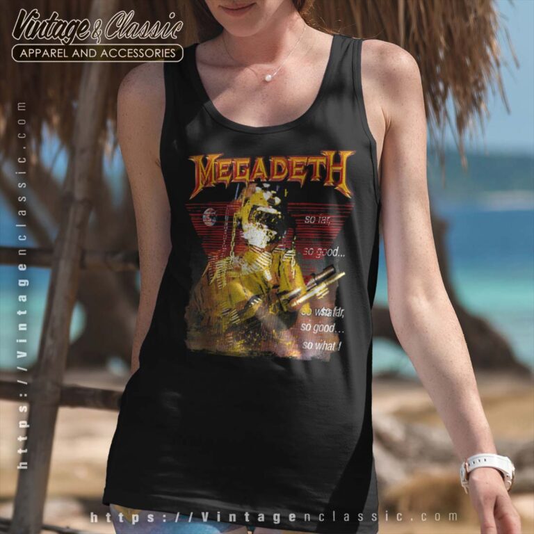 Megadeth Shirt So Far So Good So What Triangle tanktop Megadeth Shirt So Far So Good So What Triangle tanktop
