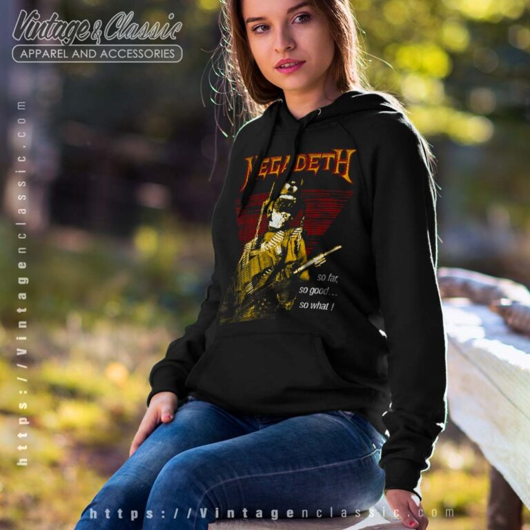 Megadeth Shirt So Far So Good So What Triangle women Hoodie Megadeth Shirt So Far So Good So What Triangle women Hoodie