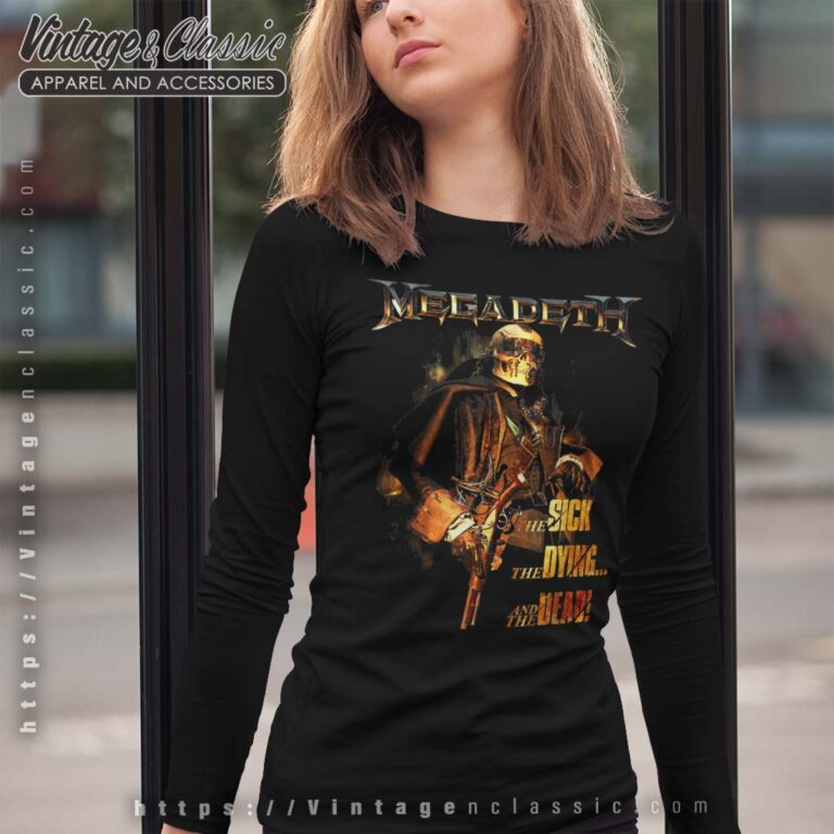 Megadeth Shirt The Sick The Dying…and The Dead Album Long Sleeves Megadeth Shirt The Sick The Dying…and The Dead Album Long Sleeves