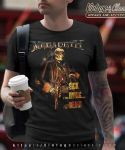 Megadeth Shirt The Sick The Dying…and The Dead Album T shirt