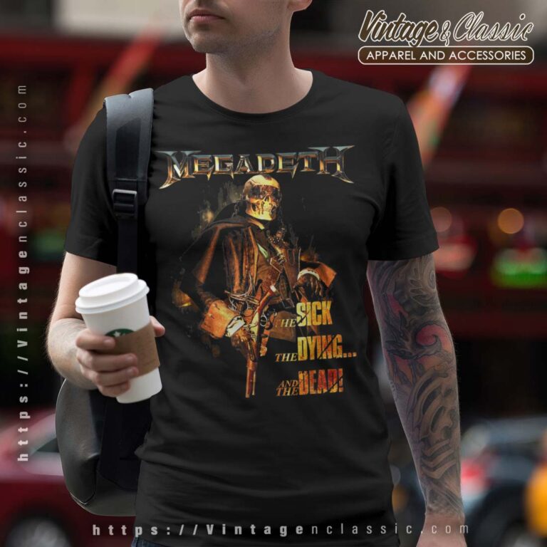 Megadeth Shirt The Sick The Dying…and The Dead Album T shirt Megadeth Shirt The Sick The Dying…and The Dead Album T shirt