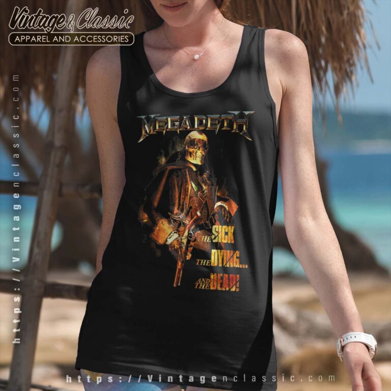 Megadeth Shirt The Sick The Dying…and The Dead Album tanktop Megadeth Shirt The Sick The Dying…and The Dead Album tanktop