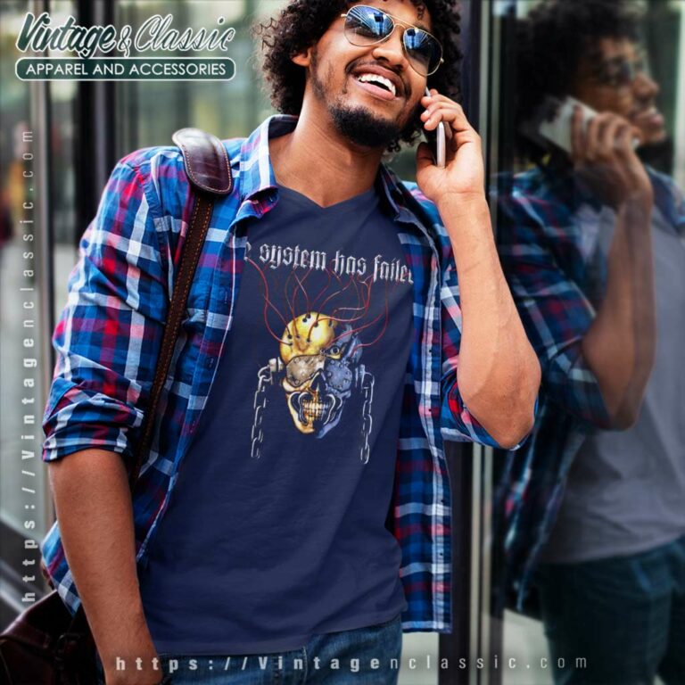 Megadeth Shirt The System Has Failed V Neck TShirt Megadeth Shirt The System Has Failed V Neck TShirt