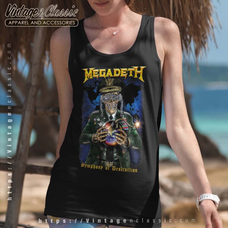 Megadeth Shirt Vic Earth Bomb tanktop Megadeth Shirt Vic Earth Bomb tanktop