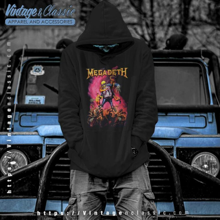 Megadeth Shirt Vic Goes To Hell Hoodie Megadeth Shirt Vic Goes To Hell Hoodie