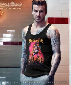 Megadeth Shirt Vic Goes To Hell Tank Top Racerback