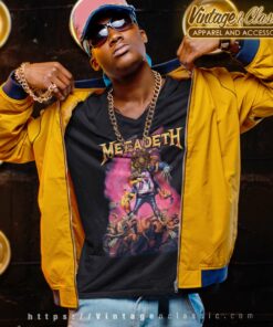 Megadeth Shirt Vic Goes To Hell V Neck TShirt