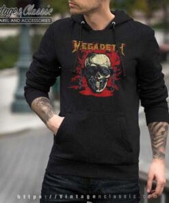 Megadeth Shirt Vic Sketch Vintage Hoodie