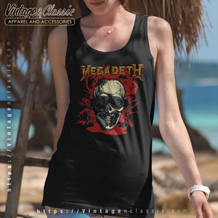 Megadeth Shirt Vic Sketch Vintage tanktop Megadeth Shirt Vic Sketch Vintage tanktop