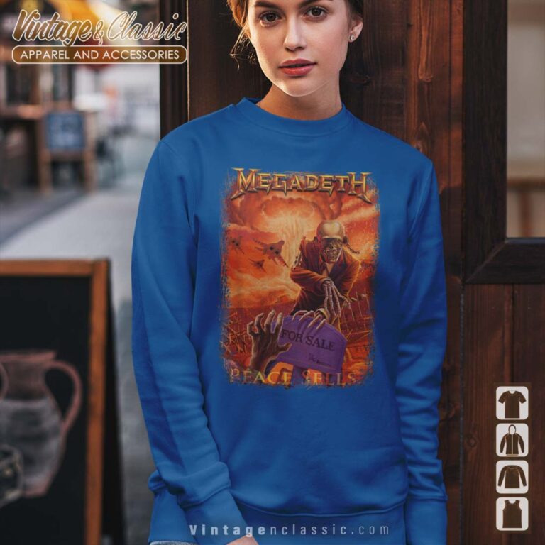 Megadeth Skeleton Realtor Sweatshirt Megadeth Skeleton Realtor Sweatshirt