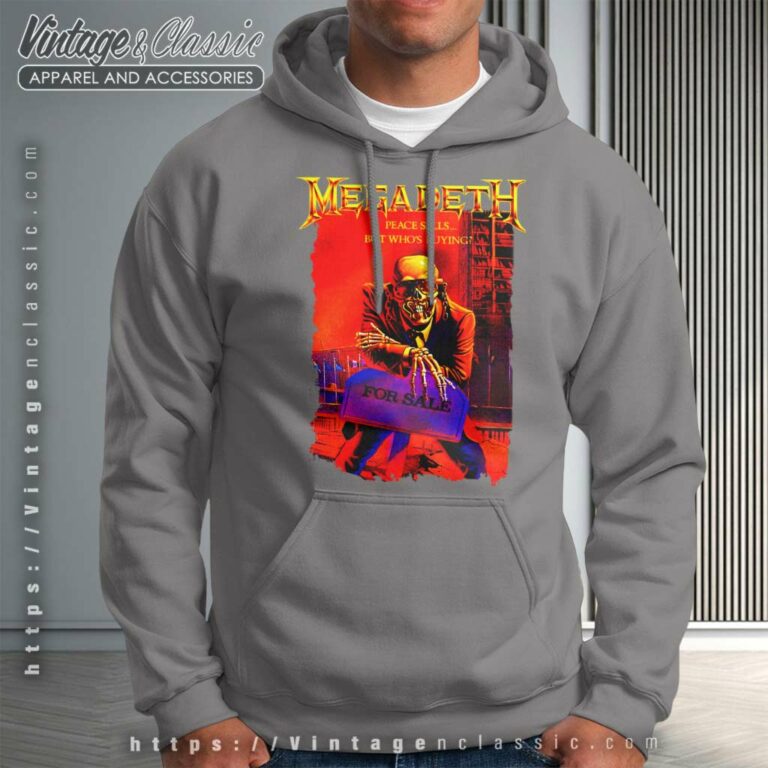 Megadeth Skull Peace Sells Hoodie Megadeth Skull Peace Sells Hoodie