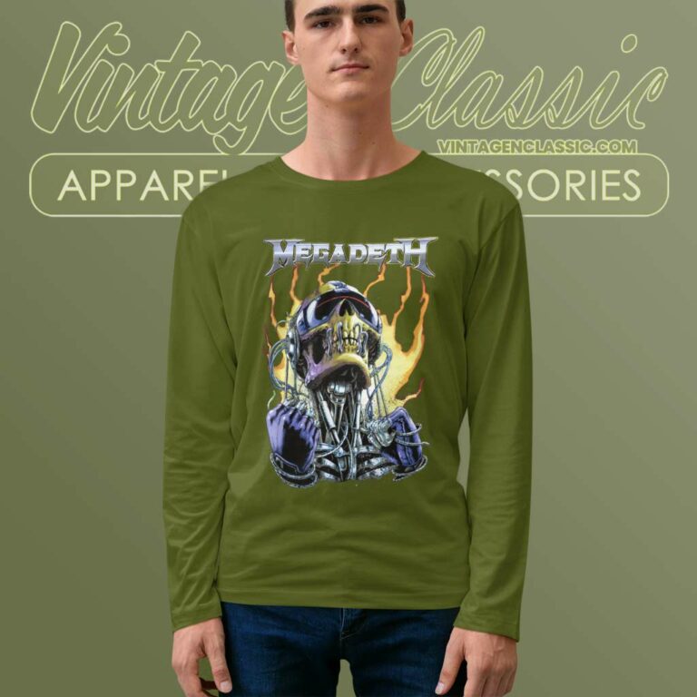 Megadeth Streetwear Random Long Sleeve Tee Megadeth Streetwear Random Long Sleeve Tee