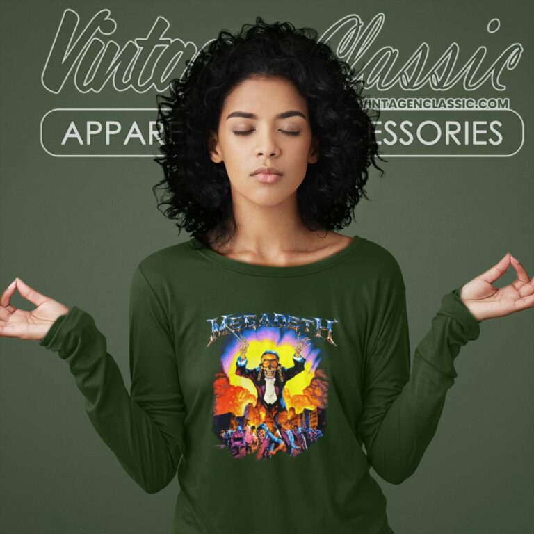 Megadeth Symphony Of Destruction Long Sleeve Tee Megadeth Symphony Of Destruction Long Sleeve Tee