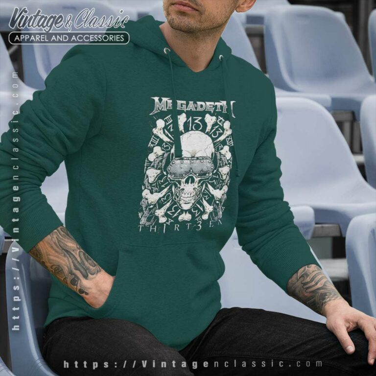 Megadeth Thirteen Hoodie Megadeth Thirteen Hoodie