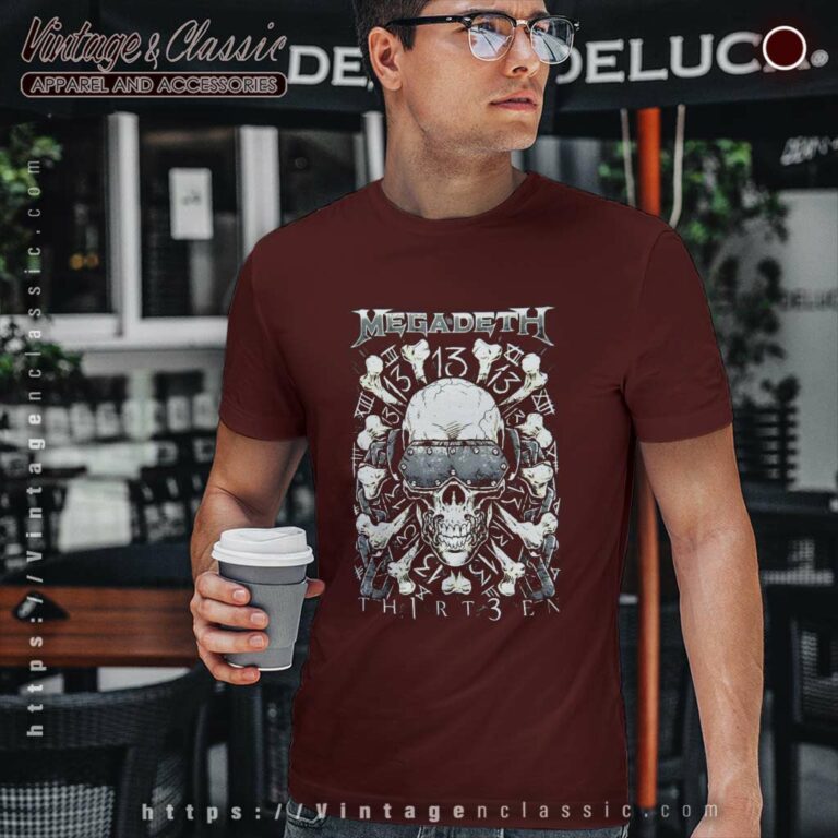 Megadeth Thirteen T Shirt Megadeth Thirteen T Shirt