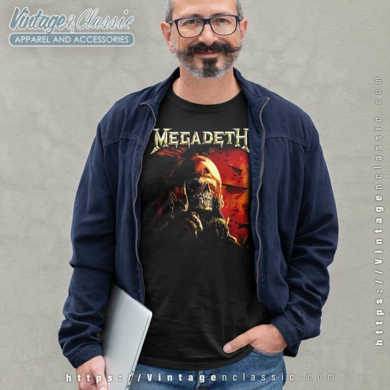 Megadeth Tour 2021 Long Sleeve Tee Megadeth Tour 2021 Long Sleeve Tee