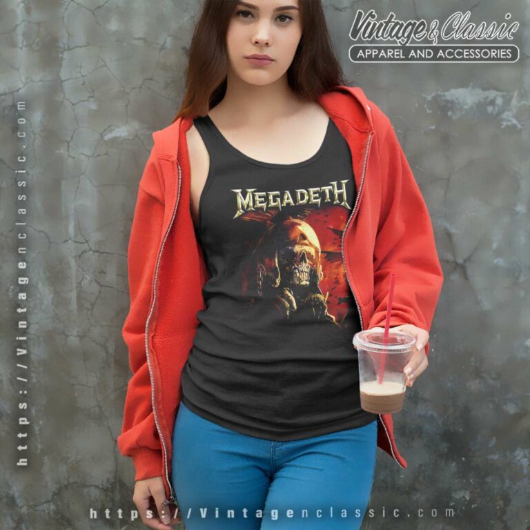 Megadeth Tour 2021 Tank Top Racerback Megadeth Tour 2021 Tank Top Racerback