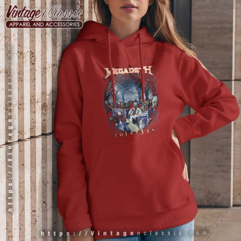 Megadeth Zombie 13 Hoodie Megadeth Zombie 13 Hoodie