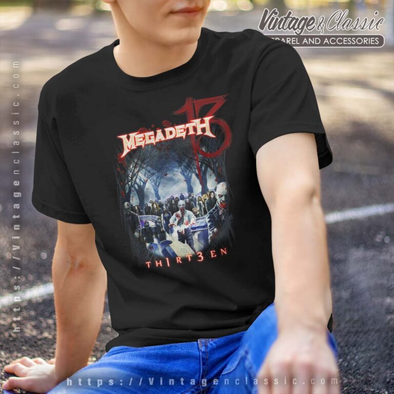 Megadeth Zombie 13 Shirt Megadeth Zombie 13 Shirt