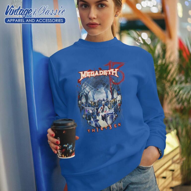 Megadeth Zombie 13 Sweatshirt Megadeth Zombie 13 Sweatshirt