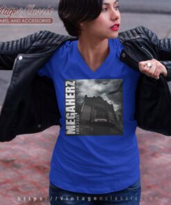 Megaherz Shirt Heuchler Album Cover V Neck TShirt