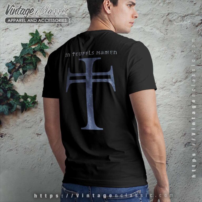 Megaherz Shirt In Teufels Namen T Shirt Back Side Recovered Megaherz Shirt In Teufels Namen T Shirt Back Side Recovered