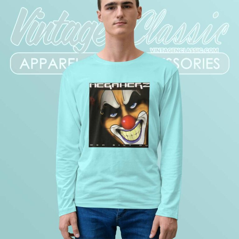 Megaherz Shirt Wer Bist Du Long Sleeve Tee Megaherz Shirt Wer Bist Du Long Sleeve Tee