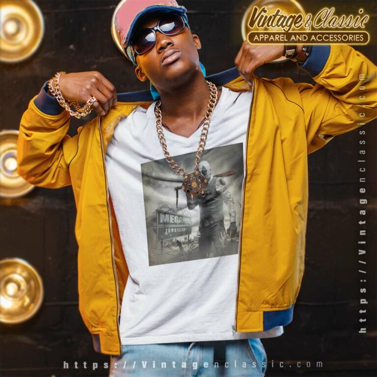 Megaherz Shirt Zombieland Album Cover V Neck TShirt Megaherz Shirt Zombieland Album Cover V Neck TShirt