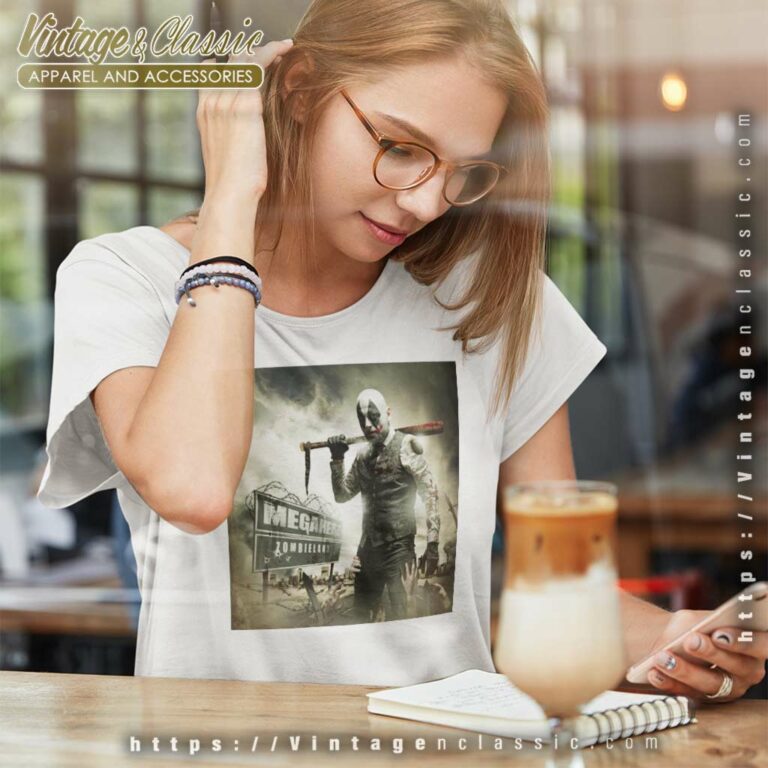 Megaherz Shirt Zombieland Album Cover Women TShirt Megaherz Shirt Zombieland Album Cover Women TShirt
