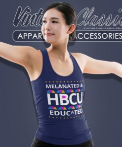 Melanated Hbcu Educated Tank Top Racerback