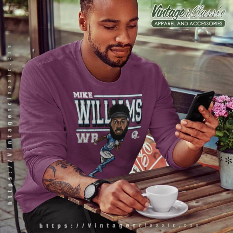 Memories Mike Williams Los Angeles Chargers Cartoon Sweatshirt Memories Mike Williams Los Angeles Chargers Cartoon Sweatshirt
