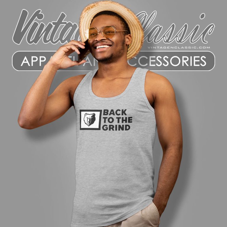 Memphis Grizzlies Back To The Grind Tank Top Racerback Memphis Grizzlies Back To The Grind Tank Top Racerback