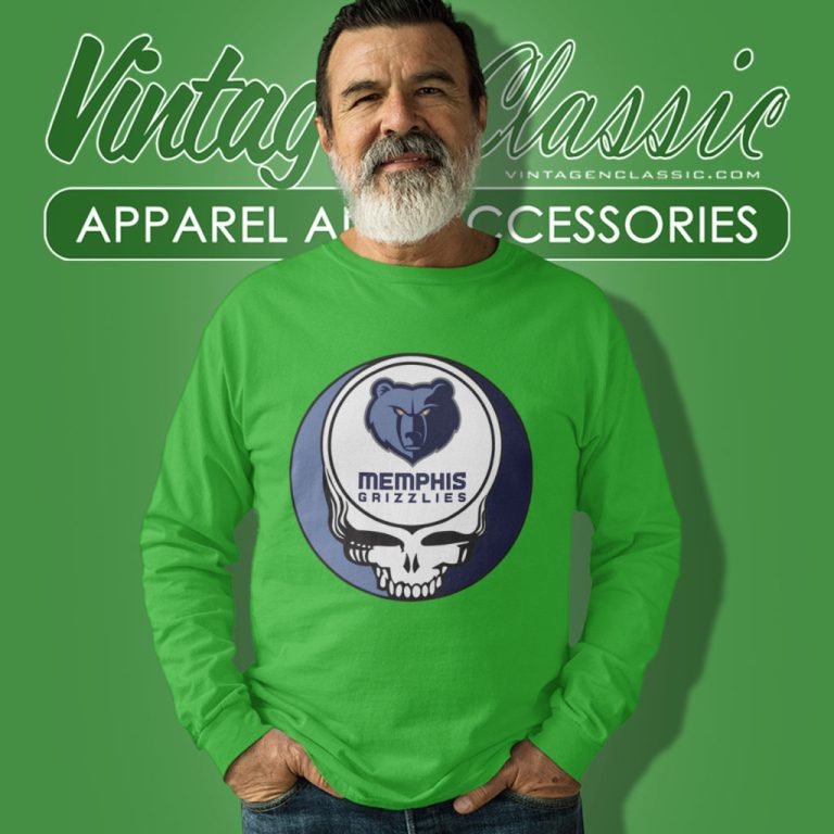 Memphis Grizzlies Grateful Dead Steal Your Face Long Sleeve Tee Memphis Grizzlies Grateful Dead Steal Your Face Long Sleeve Tee
