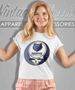 Memphis Grizzlies Grateful Dead Steal Your Face Women T Shirt