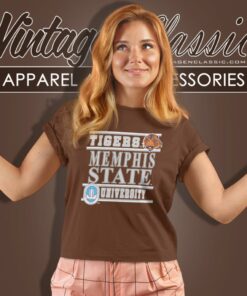 Memphis State University Tigers Women T Shirt