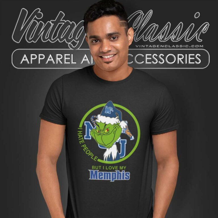 Memphis Tigers Ncaa Christmas Grinch Shirt I Hate People But I Love My Memphis T Shirt Memphis Tigers Ncaa Christmas Grinch Shirt I Hate People But I Love My Memphis T Shirt