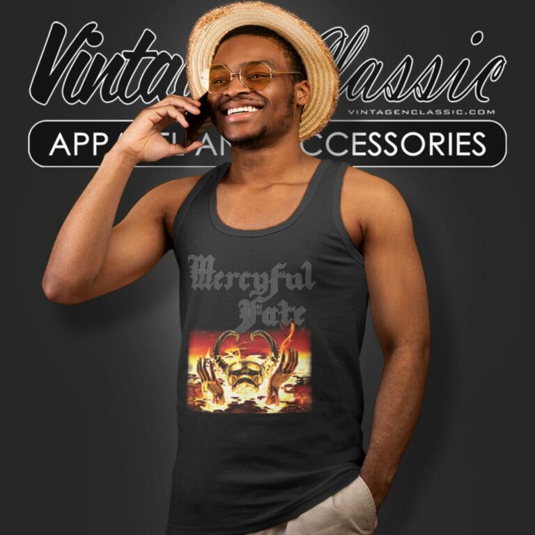 Mercyful Fate 9 Tank Top Racerback Mercyful Fate 9 Tank Top Racerback
