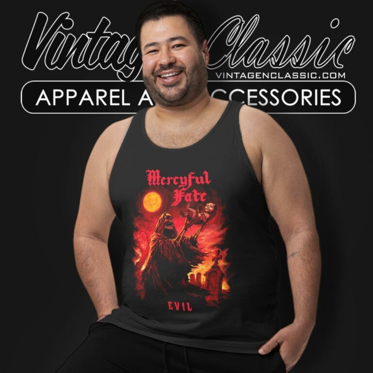 Mercyful Fate Evil Tank Top Racerback Mercyful Fate Evil Tank Top Racerback